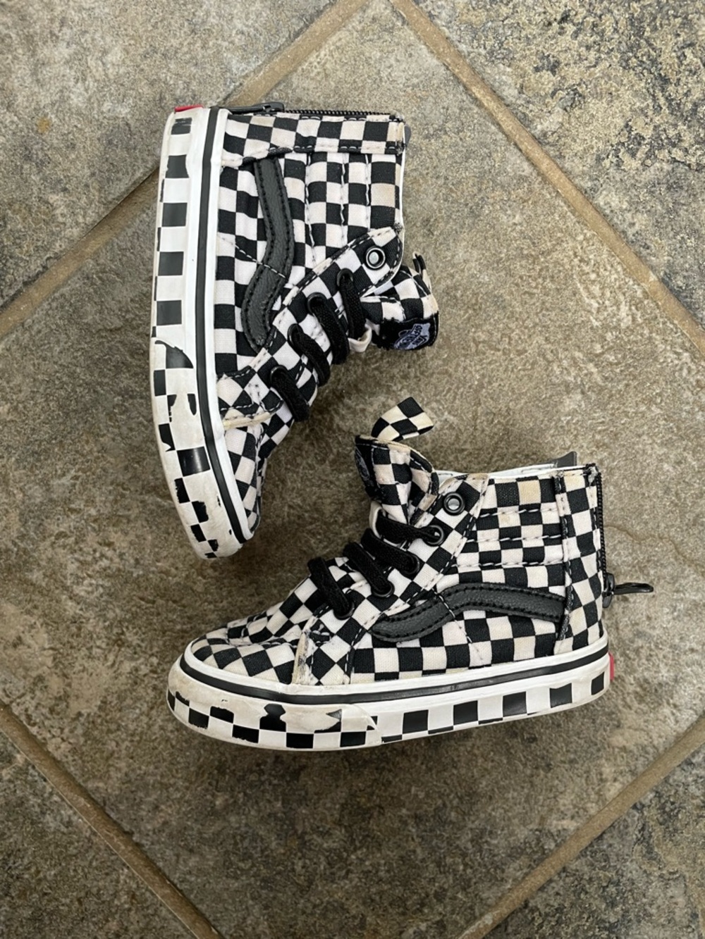 Mono Check Toddler Vans